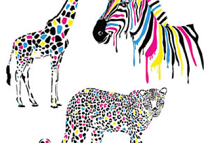 Fototapeta Farebné Safari 4652